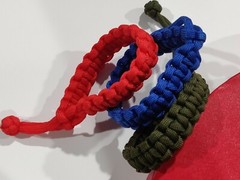 3 PACK HANDMADE UNISEX MAD MAX FURY ROAD STYLE 550 PARACORD BRACELETS