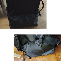 Backpack Bottom Protector Cover Heavy Duty Anti 13.39*7.87*7.09 inch, Black