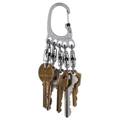 Nite Ize BigFoot Locker Stainless Steel KeyRack – Stainless (6-Pack)