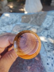 bushcraft 5″ x 1/2 » ferrocerium rod yew wood handle | Ferro rod | mischmetal
