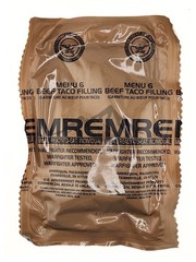 Beef Taco – Menu 6 – 2026 Inspection Date – Meals Ready To Eat US Military MREs