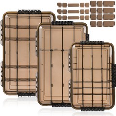 Noamus 3 Pack 14 inches (L) x 8.6 (W) x 3.15 (H), Tea-colored