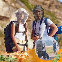 10 Pcs Bug Net for Face Mosquito Face Net Fly Netting Hood from Bugs Summer Head