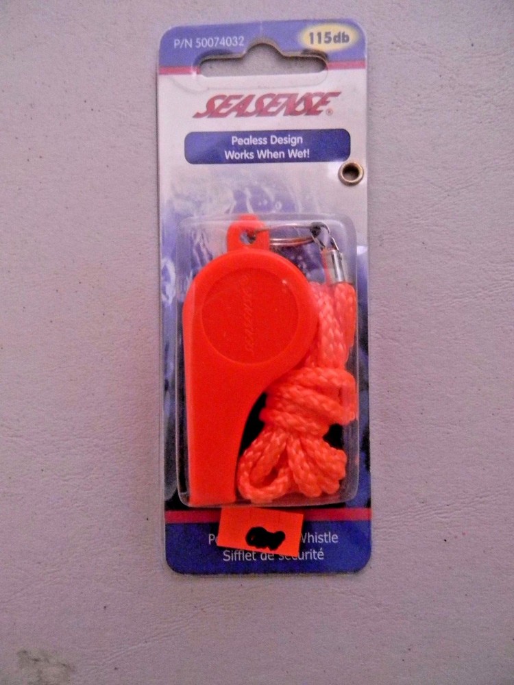 Seasense Safety Whistle With Lanyard – 50074032