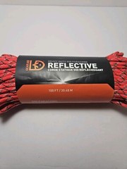 Gear Aid 550 Paracord 100 ft. Utility Line Orange Reflective New