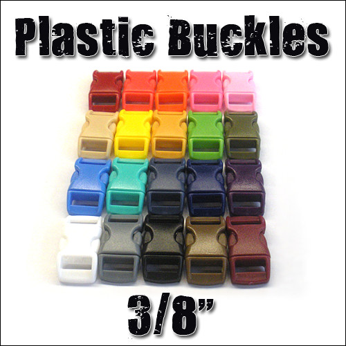 3/8″ Paracord Planet Brand Contoured Side Release Buckles