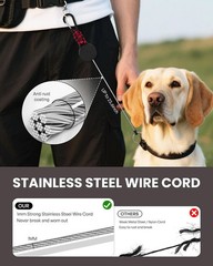 3 Pcs Paracord Lanyard Set with Retractable Keychain – Long & Short Heavy Duty L