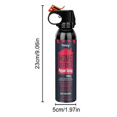 2 Pack Feloiy 11 Ounce Bear Spray Deterrent Max Strength 30 ft New