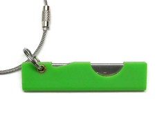 Derma Safe 3 Pack with Cable Ring EDC Razor Knife SERE Survival Kit HR207 GREEN