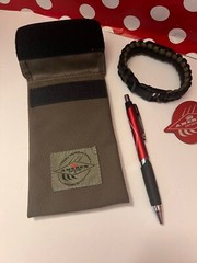 Lot Amerex Defense Army Green Paracord Emergency Survival Bracelet Phone Holder