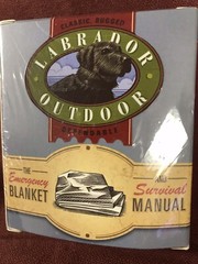 Labrador Outdoor Emergency Blanket & Survival Guide Book BRAND NEW in package.