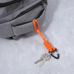 Mabor 3 Pack Paracord Lanyard with Triangle Carabiner Clip – Durable Rope