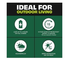STEM Zone Mosquito Repellent Device, Easy-to-Use Outdoor Insect Protection with