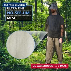 Mosquito Suit – Net Pants & Jacket with Hood – Mesh Bug Suit for Outdoor Protect