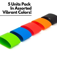 Grifiti Band Joes Grip Rubber Bands 5 x 2 Inch Flat 10″ Multicolor