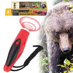 JIUSAIRUI 120dB Electronic Bear Horn to Scare Bears- Loud Air Horn for Safety…