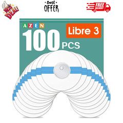 100 Pack Freestyle Sensor Covers For Libre 3 Waterproof Adhesive Patches Perfect