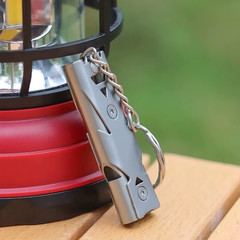 150DB Double Tube High-Frequency High Decibel Survival Whistle Outdoor Rescue St