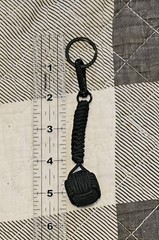 275 Paracord Dice Core Decorative Monkey’s Fist 4-1/2 Inches Long, Key Fob/Chain