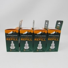 Repel Mosquito Repellent No Scent Refill 40 Hour Use with Realm Lot of 4