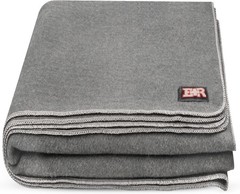 Military Wool Blanket 95% Wool Washable Perfect Outdoors Picnics Travel Car &