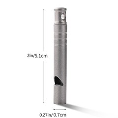 Metal Alloy Pet Training Whistles for Outdoor Hiking Camping Exploring