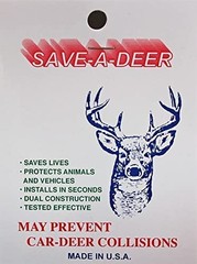 Save-A-Deer Whistle Black