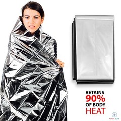 NURSE ELITE Emergency Rescue Thermal Blanket – 200 Pack