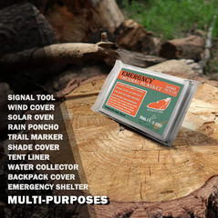 4pcs Emergency Thermal Foil Blankets – Outdoor Survival Space Blankets – NEW
