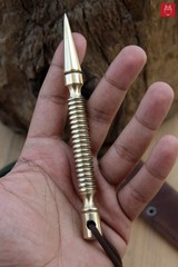 Brass Marlin Spike EDC Tool for Trekking Outdoor Enthusiasts Hiking and Sailor