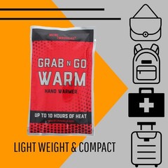 MCR Medical Grab-N-Go Warm Hand Warmer, pack of 10