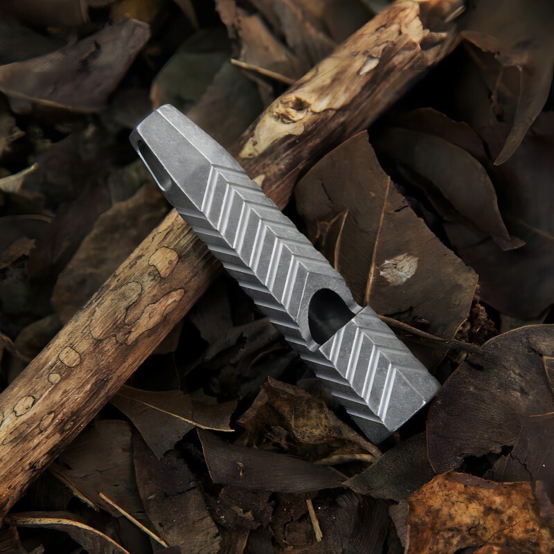 Titanium Emergency Whistle EDC Safety Survival Whistle Outdoor Pet Training Gift