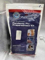 DoD Pandemic Flu Preparedness Kits – Lot Of 3 New!USA Department Of Defense!!