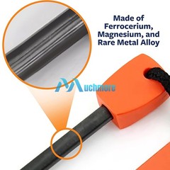 20X Mini Flint Fire Starter Fire Lighter Magnesium Rod Outdoor Camping Emergency