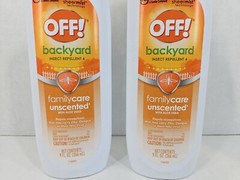 OFF! FamilyCare Unscented Insect Repellent Aloe Vera 9 oz Lot of 2 NEW