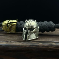 Brass Beads Paracord Leather Lanyard Beads Hand Casting Metal