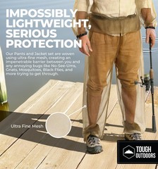 Mosquito Pants – Bug Pants for Men & Women – Net Bug Mesh for Gardening & Out…