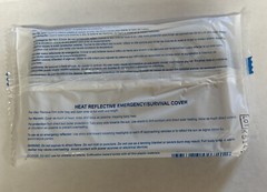 Lot of 25 Dukal Heat Reflective Survival Wraps. Measures 52″X 84″ REF 721