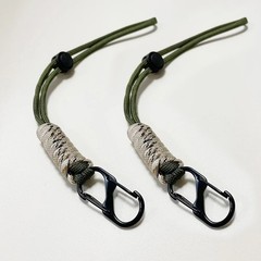 1/2/6PCS Paracord Keychain Wrist Lanyard Braided Key Strap Car Key Rope