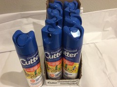 Lot of 9 Cutter Unscented Insect Repellent Mosquitoes – 11 oz New