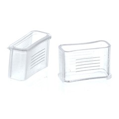 20pcs Rubber Whistle Cover Mouth Protector Accessories White Whistle Cushioned