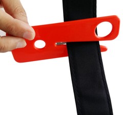 LOGO printing 200PCS SEATBELT CUTTER SEAT BELT CUTTER SAFETY KNIFE SHARP Red
