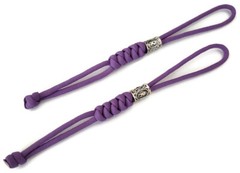 Paracord Lanyard/Keychain 550 (Lilac) Nordic Runes – 3 Variations (2 Pack)