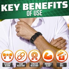 Paracord Bracelets for Men and Women – Adjustable Survival Paracord Bracelet