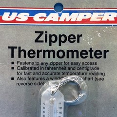VTG NOS SEAWAY US Camper Zipper Thermometer – New, Never Opened – Hong Kong