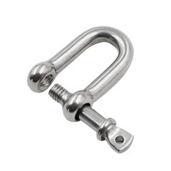 Eilumduo 10Pcs M5 3/16″ Stainless Steel Mini D Shaped Bow Shackle for Paracor…