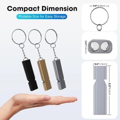 120db Outdoor Whistle Camping Hiking Emergency Survival Keychain Whistle New