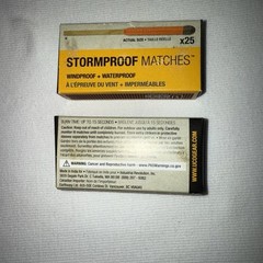 Industrial Revolution Stormproof Matches – Orange (2 Pack) New