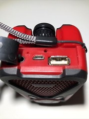 LL BEAN ETON Weather Alert Emergency Radio Red
