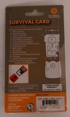 UST 20-190-780-334 Ultimate 13-in-1 Survival Card Tool Orange